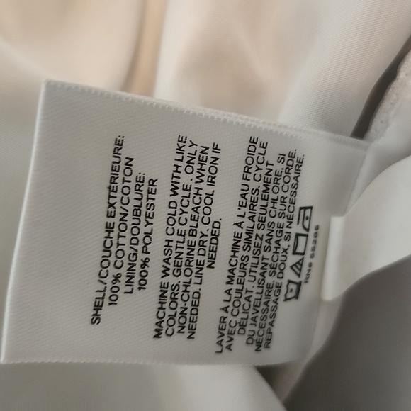 Express Gray and White Striped Midi Dress - Picture 10 of 10